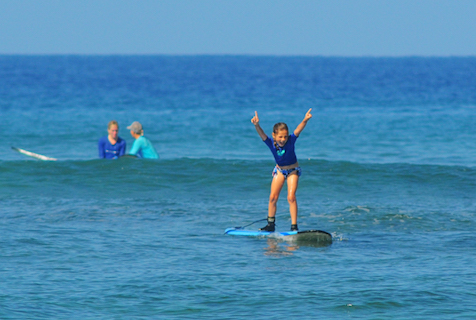 Maui Surf Lessons For Kids Girl Maui Surfer Girls