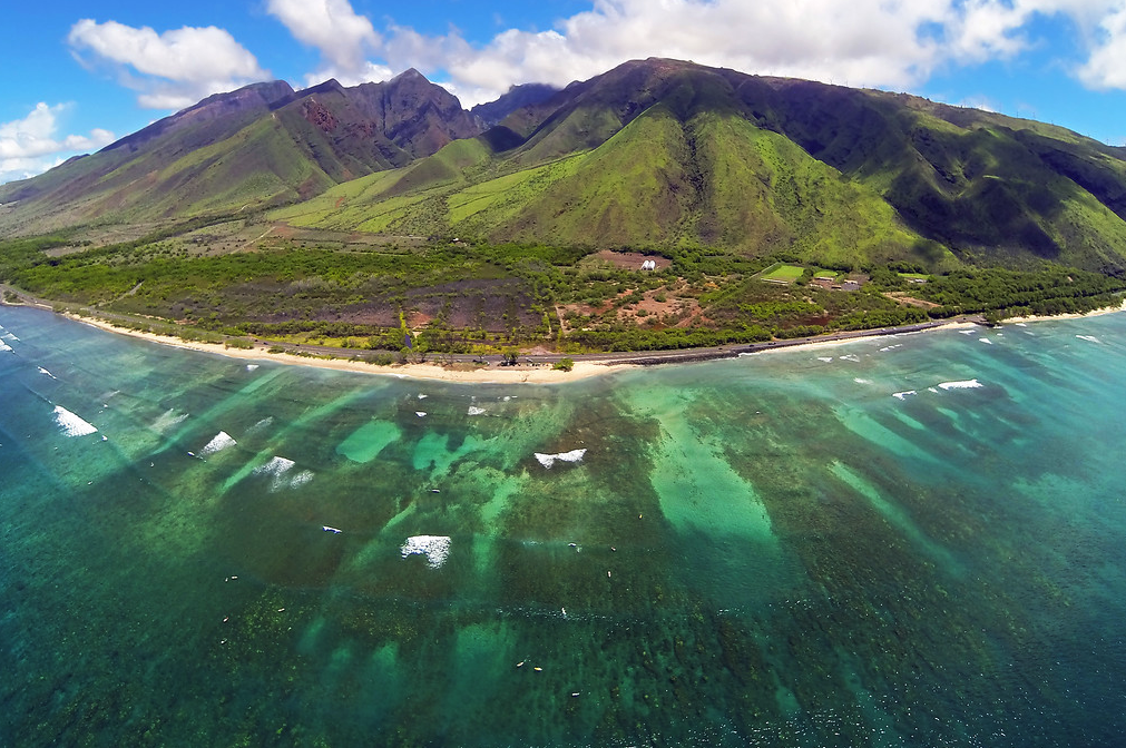 surf location where does maui surfer girls surf Maui Surfer Girls location best surf spot on maui ukumehame beach thousand peaks maui maui coral reefs