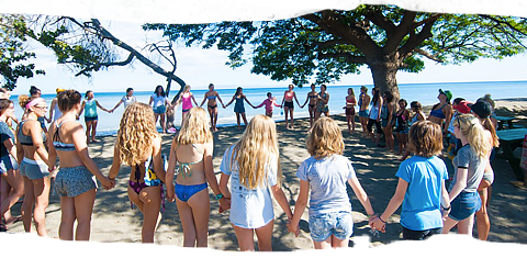 teen girls surf camp photos 