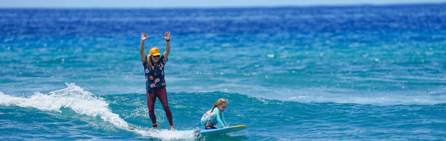 two person private surf lesson